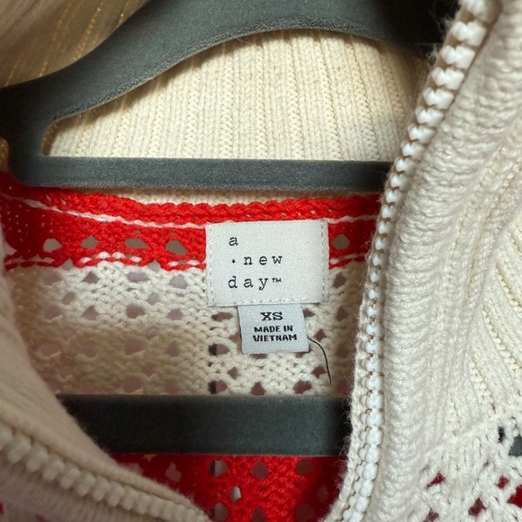 Target Rugby Striped Half Zip Sweater - Picture 2 of 2